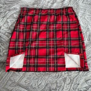 Plaid skirt